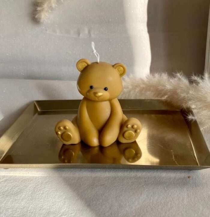 Teddy Bear Scented Candle, Set of 2