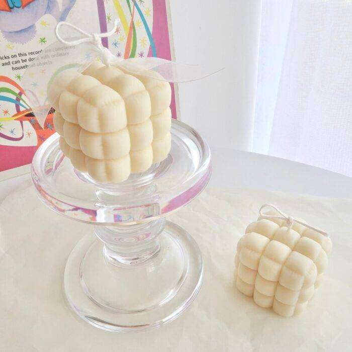 Puffy Cube Candle vanilla